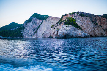 Coastline in Zakynthos island