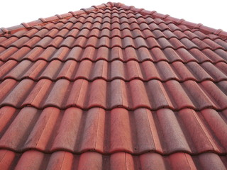 red roof tile background