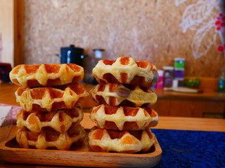 christmas cake on table