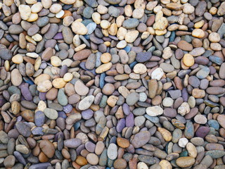 stone background,pebbles on the beach