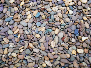 stone background,pebbles on the beach
