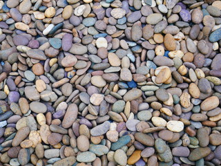 stone background,pebbles on the beach