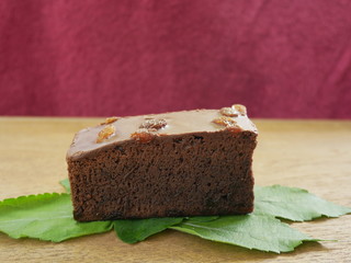 piece of chocolate cake