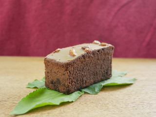 piece of chocolate cake