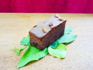 piece of chocolate cake