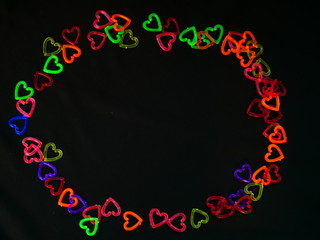 seamless pattern with hearts