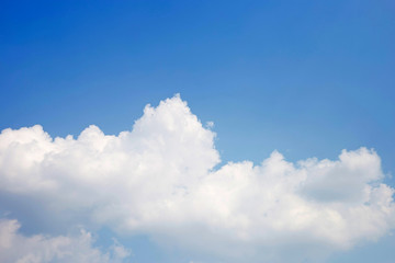 Blue sky background with cloud.