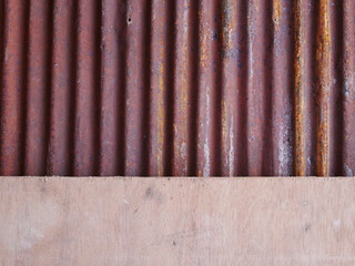 brown zinc wall background,rusty metal wall,zinc roof texture