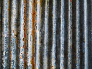 rusty metal wall background,old zinc roof texture