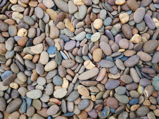 stone background,pebbles on the beach