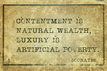 natural wealth Socrates