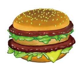 ダブルハンバーガー