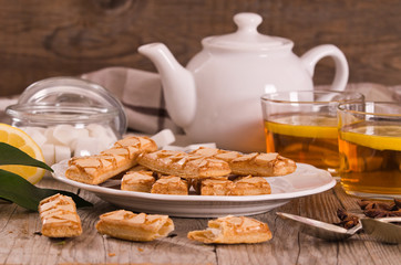Puff pastry cookies.