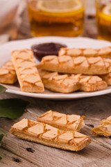 Puff pastry cookies.