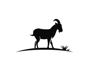 Goat Logo Template vector icon illustration design