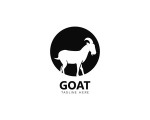 Goat Logo Template vector icon illustration design