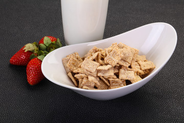 Wheat flakes for breakfast