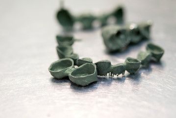 Tooth dental crowns created on 3d printer for metal