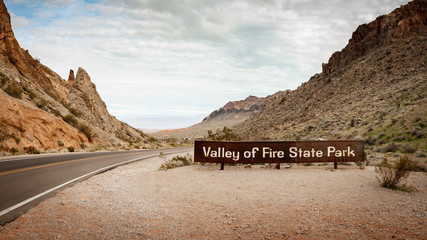 Valley of Fire State Park Entrance