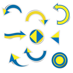  isolated, colorful, illustration, business, sym