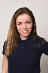 Obraz premium young smiling woman