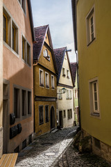 Fototapeta na wymiar Straße in Rothenburg