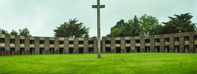 Cementerios alemanes de la Segunda Guerra Mundial, Huisnes, Normandía, Francia