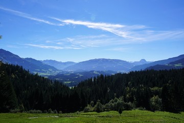 Fototapeta na wymiar Wilder Kaiser Region in tirol in österreich