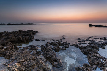 Sunset in Dukhan beach Qatar