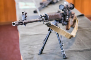 The old Soviet Dragunov sniper rifle