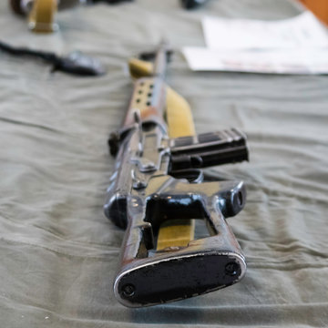 The old Soviet Dragunov sniper rifle © NCKAHDEP