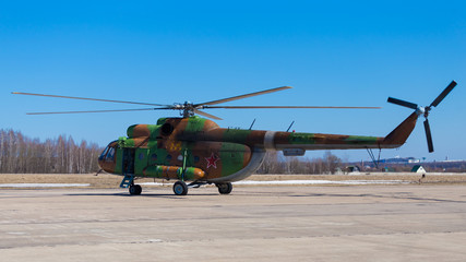 Russian Mi-8 helicopter