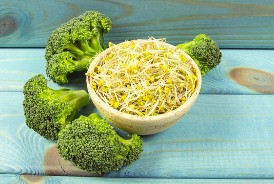 Broccoli sprouts as an ingredient of a healthy diet.