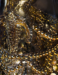gold marine background pattern