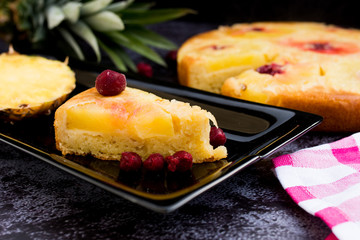 Sweet Homemade Pineapple Upside Down Cake