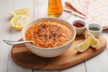 Lentil Soup with Vermicelli Noodles