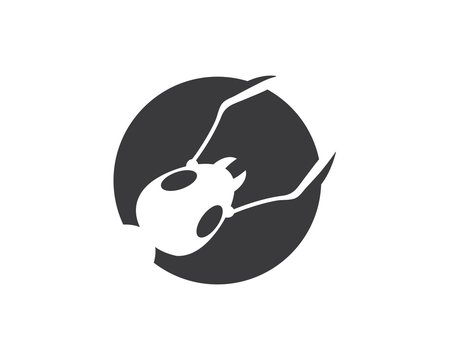 ant logo icon vector illustration design