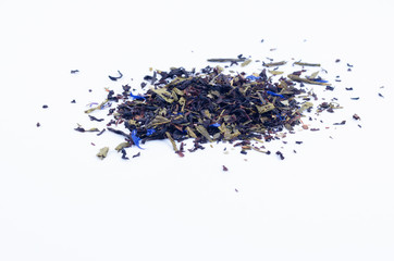 Composite Tea Brewing with Blue Flowers