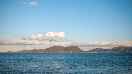 Beautiful nature scene seen on the island of Okunoshima, also known as the 