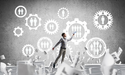 Study hard to become successful businessman.