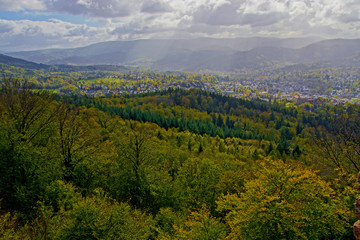 Blick auf die Stadt Baden Baden