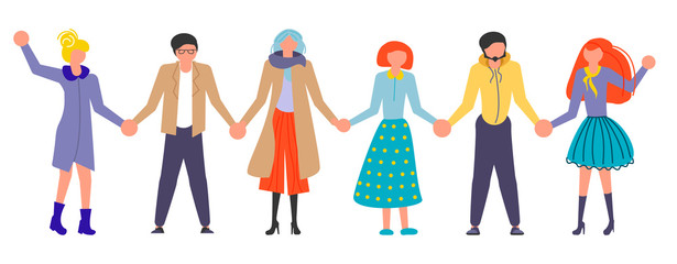 Public Street Protest concept.