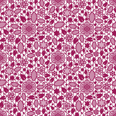 Floral lace texture, seamless pattern