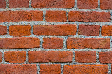 Background of an old stone brick wall shot close-up