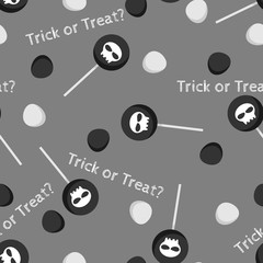 Halloween Candy Seamless Pattern.