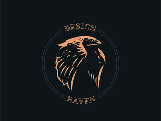 The raven flaps its big wings.