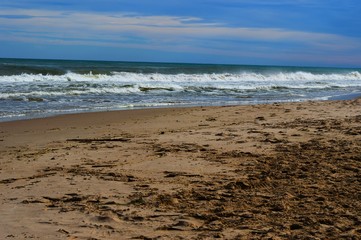 A Deserted Beach in Winter