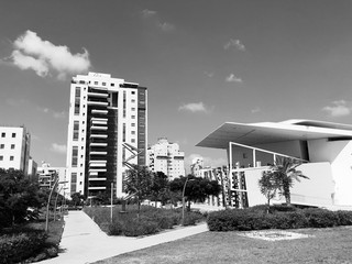 RISHON LE ZION, ISRAEL - August 25, 2018: Residential building  in Rishon Le Zion, Israel