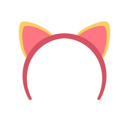 ネコ耳付きヘアバンド