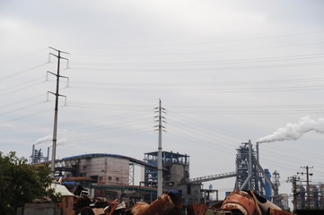 construction of modern building